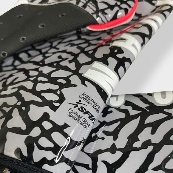 Nike Air Jordan Infrared Cement Vapor Jet 7.0 Receiver Football Gloves size L - Picture 6 of 10